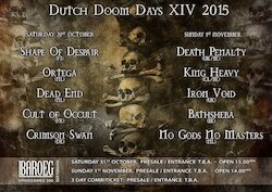 31 Okt t/m 1 Nov 2015 - Dutch Doom Days XIV