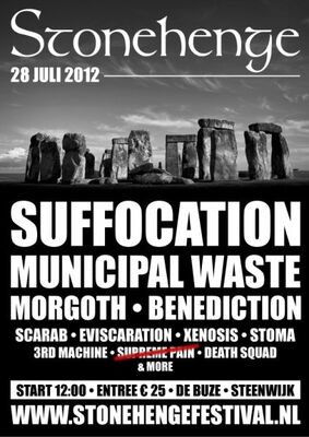 Stonehenge line-up gewijzigd