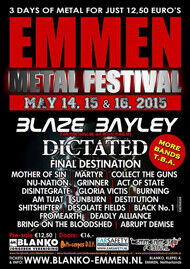 Zesde editie van het Emmen Metal Festival gaat niet door