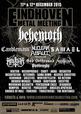 Eindhoven Metal Meeting line-up compleet