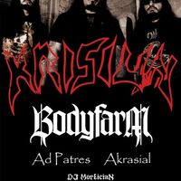 Krisiun, Bodyfarm, Ad Patres & Akrasial naar P60!