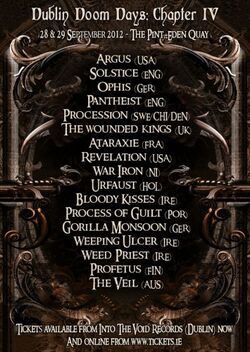 28 & 29 Sep 2012 - Dublin Doom Days: Chapter IV