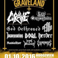 Death Metal Festival Gravelandfest in Hoogeveen