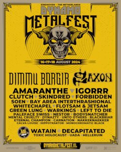 16 t/m 18 Aug 2024 - Dynamo Metalfest