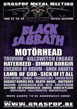 22 t/m 24 Jun 2012 - Graspop Metal Meeting