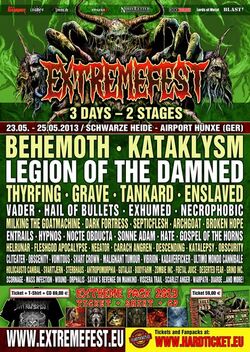 23 t/m 25 Mei 2013 - Extremefest 2013