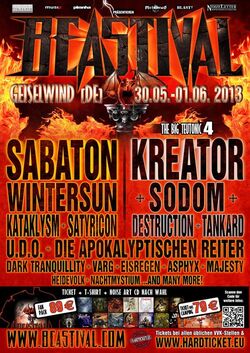 30 Mei t/m 1 Jun 2013 - Beastival