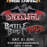 Live review Martyr, Steelwing, Battle Beast, 21 juni, Harderwijk