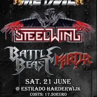 Live review Martyr, Steelwing, Battle Beast, 21 juni, Harderwijk